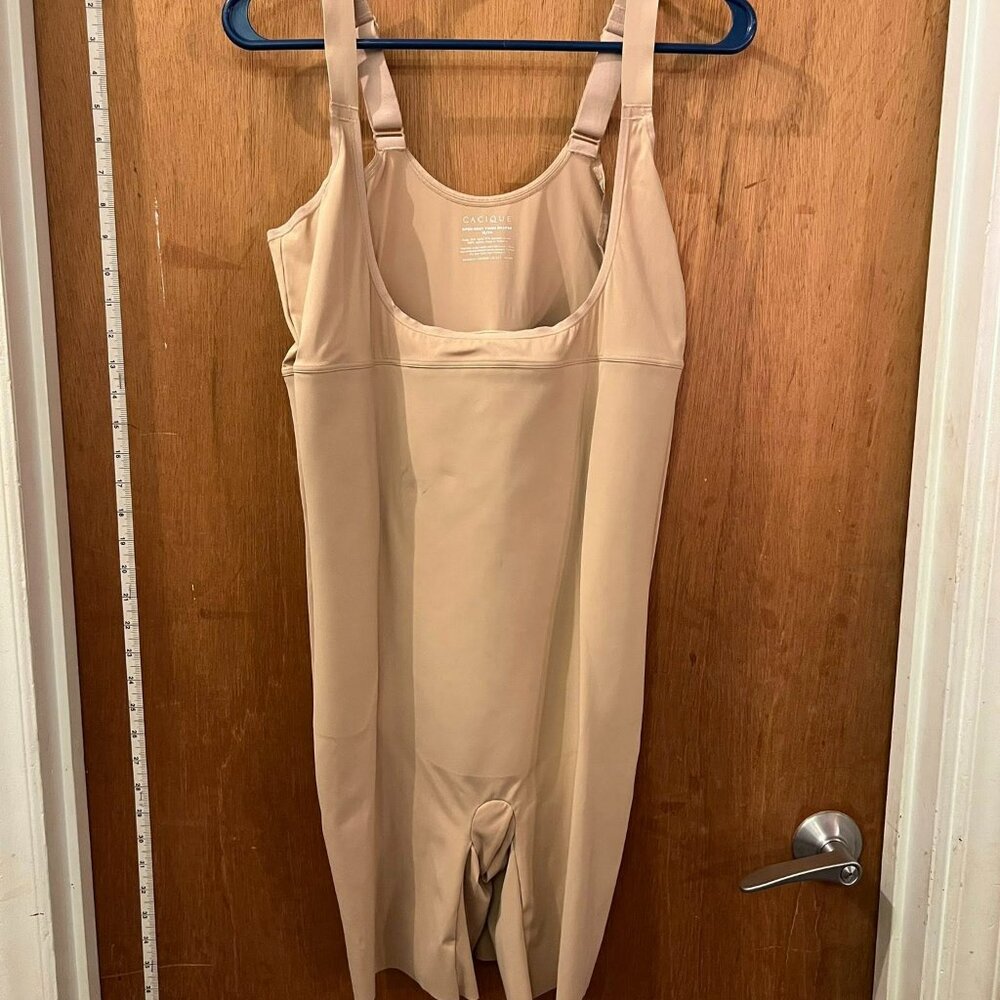 Size 18/20 - Cacique - Beige Open Bust Thigh Shaper